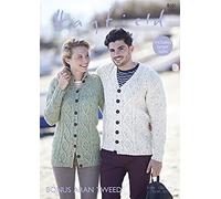 Hayfield Ladies & Mens Cardigans Bonus Tweed Knitting Pattern 8101 Aran
