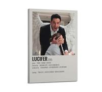 HAYGTRE Lucifer Poster Room Decor Artistic Poster for Room Aesthetic Canvas Wall Art Bedroom Decor 08x12inch(20x30cm) Frame-style