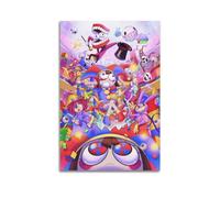HAYGTRE The Amazing Digital Circus Poster Room Decor Artistic Poster for Room Aesthetic Canvas Wall Art Bedroom Decor 12x18inch(30x45cm) Unframe-style