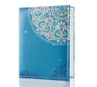 HAYHOI Photo Album 4x6 Photos (10x15 cm) 52 Photos Small Mini Capacity Vegan Leather Cover Photo Album, Portable Wallet Photo Album for Family Wedding Girls (Flower)