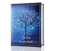 HAYHOI Photo Album 4x6 Photos (10x15 cm) 52 Photos Small Mini Capacity Vegan Leather Cover Photo Album, Portable Wallet Photo Album for Family Wedding Girls (Tree)