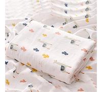 Hayisugar Baby Blankets Muslin Cloth Blanket for Boys or Girls - Bamboo Cotton Newborn Swaddle Blankets Muslin Squares - 110 x 140 cm Perfect Baby Shower Gifts, Alpaca