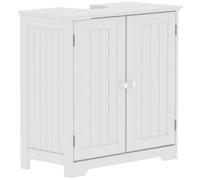 Hayle Matt White Freestanding Double Bathroom Sink Cabinet (H) 600mm (W) 600mm (D) 30Cm