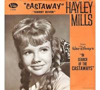 HAYLEY MILLS - CASTAWAY/SWEET RIVER - WALT DISNEY 7" 45 RPM