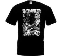 Haymaker Let Them Rot V1 T-Shirt Black Hardcore Punk Grindcore Print Tees Short Sleeve O-Neck Mens T Shirt Unisex Tees Black Size XXL