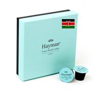 Hayman, 100% Kenya Kamwangi AA Kirinyaga Specialty Coffee, Medium Roast, 20 Coffee Pods | Espresso Capsules Compatible With Nespresso Original Line Machines