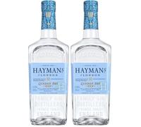 Hayman’s London Dry Gin 70cl - 41.2% ABV - The Original Gin - Multi Award-Winning - Family Distilled since 1863 - Made in London (Pack of 2)