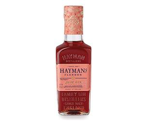 Hayman’s Sloe Gin 20cl | Stocking Filler | Master Award Winning Sloe Gin | Made with Wild British Sloe Berries | 26% ABV