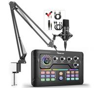 Hayner-Seek Podcast Equipment Bundle with 3.5mm Condenser Microphone