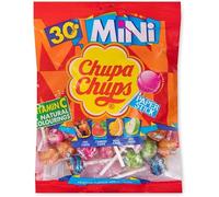 Haynes Discount, ChupaChups Mini Lollipops Pack of 30 (180g) | Assorted Fruit Flavours | Classic Hard Candy Treats | Perfect for Parties, Birthdays & Halloween