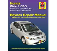Haynes Honda Civic (01-11) & CR-V (02-11) Repair Manual (USA) (Paperback)