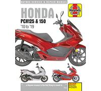 Honda PCX125 & 150 Scooters (10 - 19) Haynes Repair Manual (Paperback)
