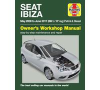 Haynes – SEAT Ibiza (May 2008–June 2017) Repair Manual – Petrol & Diesel – Paperback