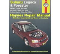 Haynes Subaru Legacy Forester 00-06 Car Maintenance Service Repair Manuals HAYNES MANUALS 89101 MANUAL 89101A
