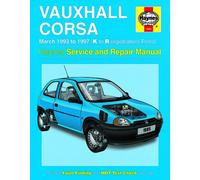Haynes Vauxhall Corsa Repair Manual Manual Service Manual Workshop Manual 1993-1997