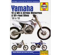 Haynes Yamaha YZ & WR4-Stroke Motocross & Off-Road Bikes '98 To '08 Service and Repair Manual