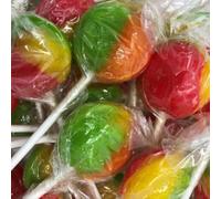 Haynesdiscount 22g Mega Tropical Fruit Lollies Individualy Wrapped, All Time Favourite x8, Best Flavour, (Standard size lollies are 8g!! These Mega Lollies are more than double)