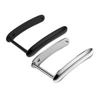 HAYONLIY 2 pack U-Shaped Metal Frame Compatible with Whoop 5.0 Fitness Peak/One/MG/Life,Stainless Steel Activity Tracker Accessorie