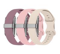 HAYONLIY 3 Pack Silicone Band Compatible with Hume Band,Soft Wristband Waterproof Replacement Sport Strap for Hume Health Fitness Tracker Men Women