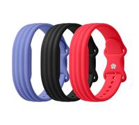 HAYONLIY 3 Pack Silicone Bands Compatible with Google Fitbit Air