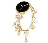 HAYONLIY Bling Bands Compatible with Samsung Galaxy Watch 8 40mm 44mm/Galaxy Watch 8 Classic 46mm 2025,Metal Diamond Jewelry Strap, Charms Adjustable Bracelet for Women