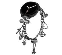 HAYONLIY Bling Bands Compatible with Samsung Galaxy Watch 8 40mm 44mm/Galaxy Watch 8 Classic 46mm,Metal Diamond Jewelry Strap, Charms Adjustable Bracelet for Women