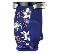 HAYONLIY Floral Strap Compatible for Samsung Galaxy Watch 7/6/5/4/FE 40mm 44mm/Watch 6 Classic 47 mm 43 mm/4 Classic 42 mm 46 mm/5 Pro 45 mm, 20mm Cute Flower soft Silicone Replace Band for Women