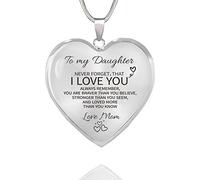 HAYOUWAY Mother & Daughter Heart Necklace - Love Gifts for Women & Girls on Birthdays, Weddings & Anniversaries