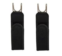 hayrayo 2PCS Metal Hook Elastic Belt for Men,No Buckle Belts Adjustable Waist Strap, Tactical Buckleless Belt for Men Women Work Casual Travel, Mens Black Belt Accessories
