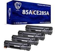 HAYSAR 4 Pack Compatible Replacement For HP 85A Black Toner Cartridge CE285A For HP LaserJet Pro M1132 MFP M1212nf M1214nfh M1217nfw P1100 P1102 P1102w P1104 P1104w