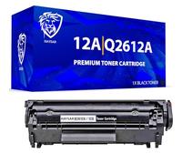 HAYSAR Compatible 12A Black Toner Cartridge Q2612A Compatible Replacement For Printer Models 1010 1012 1015 1020 1018 1022nw 3015 All-In-One 3050 M1005 M1319f MFP Approx. 2,000 Pages