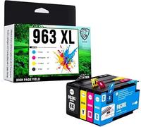HAYSAR Compatible Ink Cartridges Replacement For HP 963XL 4-Pack CMYK Multipack HP OfficeJet Pro 9010 9012 9013 9014 9015 9016 9019 9020 9022 9023 9025