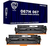 HAYSAR High Capacity 067H Compatible Toner Cartridge 2-Pack Black Toner - Replacement for Canon imageClass LBP633Cdw, LBP632Cdw, LBP631Cw, MF651Cw, MF653Cdw, MF654Cdw, MF655Cdw, MF656Cdw