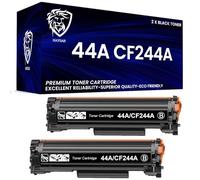 HAYSAR Pack of 2 Compatible Replacement For HP 44A Black Toner Cartridge CF244A Use With For LaserJet Pro M15a, M15w, M15, LaserJet Pro MFP M28a, M28w