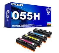 HAYSAR Replacement for Canon Toner Cartridge 055H Pack of 4 CMYK High Capacity 4 Colour Toner Cartridge Multipack for Conon i-SENSYS LBP663Cdw, LBP664Cx, MF742Cdw, MF744Cdw, MF746Cx