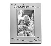 Haysom Interiors Two Tone Silver Plated Grandson 4 x 6 Photo Frame