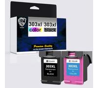 HAYSR Compatible Replacement For HP 303XL High Capacity Multipack Black & Tri-Colour Ink Cartridges Replacement For HP 6200 6230 7100 7134 7234 6234 6220 7830 7130 T6N04AE T6N03AE 3YN10AE