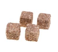 Haystack Decorations, Haystack for Decoration - Pack of 4 Fake Hay Bales Straw, Decorative Straw Bale, Miniature Hay Shelf, Hay Blocks, Dollhouse Decorations for Farm Accessories