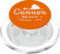 Haystack Rock Cannon Beach Oregon Vintage Travel Souvenir PopSockets PopGrip for MagSafe