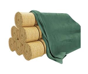 Haystack tarp Green 9.8x12.5m Polypropylene non-woven UV Resistant Cover 140g/m2