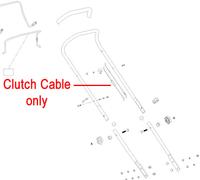 Hayter Osprey Lawnmower Clutch Cable 134-0240