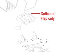 Hayter Toro Lawnmower Rear Deflector 134-0132