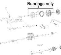 Hayter Toro Lawnmower Wheel Bearings (Pair) 134-0176