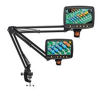 Hayve Microscope Arm Stand,Adjustable Metal Bracket with Clamp and Grommet Base,Coin Microscope Mount ,Compatible with Model DM4 DM9 MS2 MS1 MS3& Most 4.3'',7'' Digital Microscopes (1.65(for MS1,MS3)