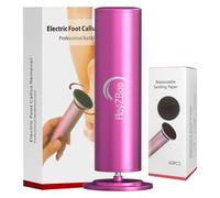 HayZBao Electric Foot File - Callus Remover for Feet,Adjustable Speed Foot File with 60 Pcs Sandpaper Discs,Professional Pedicure Tool for Dead Skin and Calluses - Matte Purple