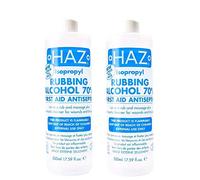 Haz 500 ml Isopropyl Rubbing Alcohol First Aid Anti Septic - 2 Pack