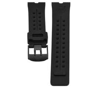 Hazard 4 Nautical TPR Watch Strap - Black/PVD Buckle