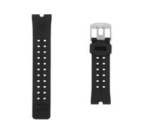 Hazard 4 Nautical TPR Watch Strap - Black/Stainless Steel Buckle