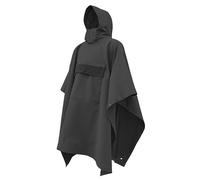 HAZARD 4 Poncho Villa(TM) 2020 Version: Technical Soft-Shell Poncho - Black