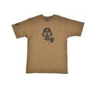 HAZARD 4 Special Forces Gas Mask(TM) Graphic Tee - Coyote (Large)